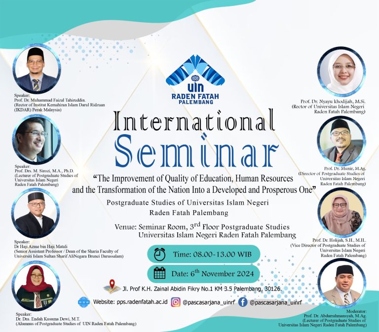 INTERNATIONAL SEMINAR “The Improment of Quality of Education, Human Sesources and the Transformation of the Nation a Developed and Prosperous One