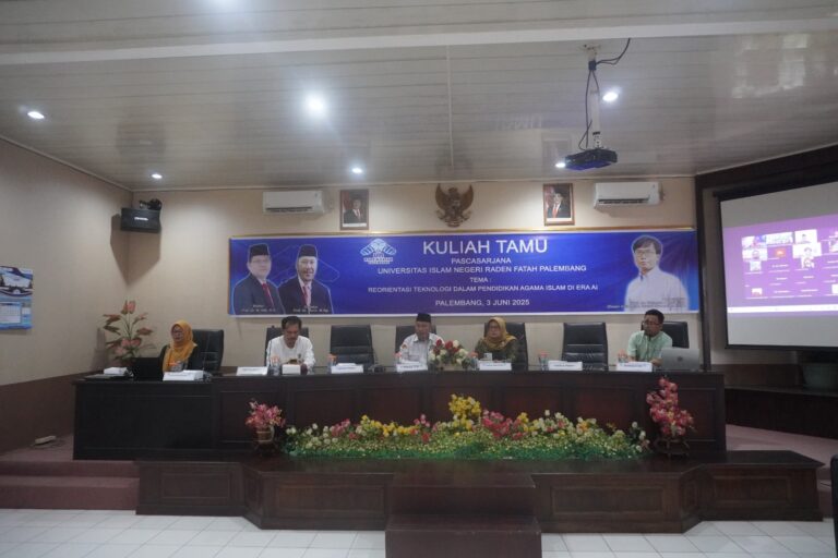 Pascasarjana UIN Raden Fatah Gelar Kuliah Tamu Bertema Reorientasi Teknologi dalam Pendidikan Agama Islam di Era AI
