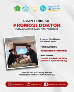 Promosi Doktor Yulian Rama Prihandiki