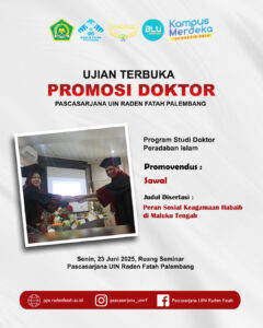 Promosi Doktor Sawal
